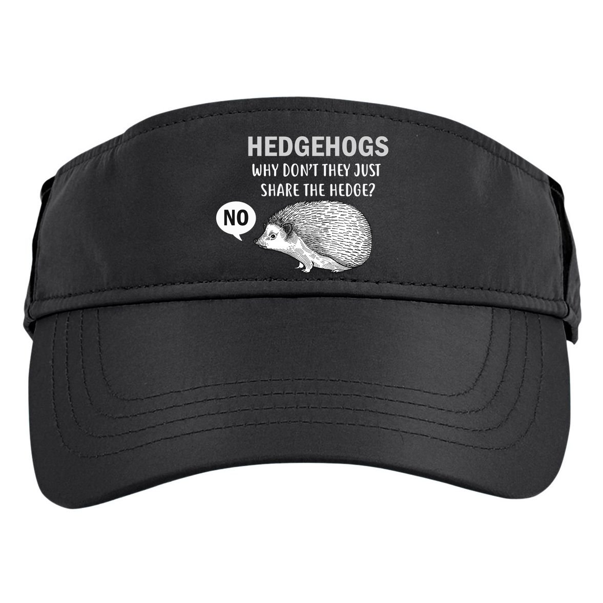 Hedgehogs Can't Share Adult Drive Performance Visor