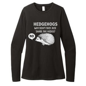 Hedgehogs Can't Share Womens CVC Long Sleeve Shirt