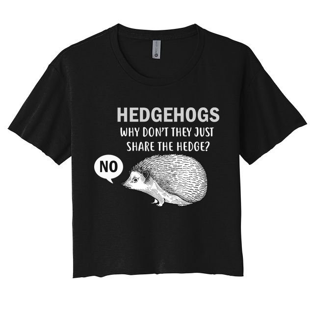 Hedgehogs Can't Share Crop Top