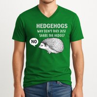 Hedgehogs Can't Share V-Neck T-Shirt