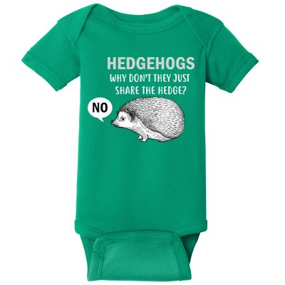 Hedgehogs Can't Share Baby Bodysuit