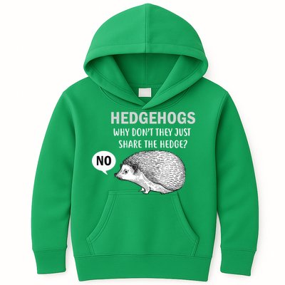 Hedgehogs Can't Share Kids Hoodie