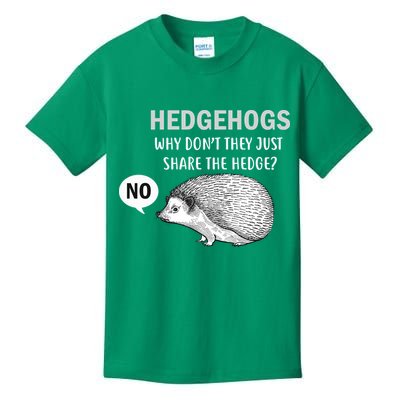 Hedgehogs Can't Share Kids T-Shirt