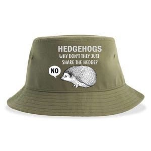 Hedgehogs Can't Share Sustainable Bucket Hat