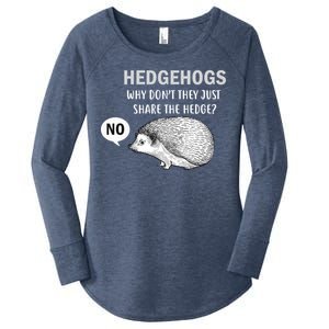 Hedgehogs Can't Share Women's Perfect Tri Tunic Long Sleeve Shirt