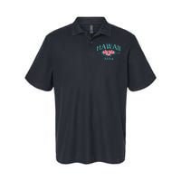 Hawaii Embroidered Embroidered Hawaii Aloha State Softstyle Adult Sport Polo