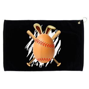 Happy Easter Egg Hunting Cute Baseball Bunny Ears Lover Grommeted Golf Towel