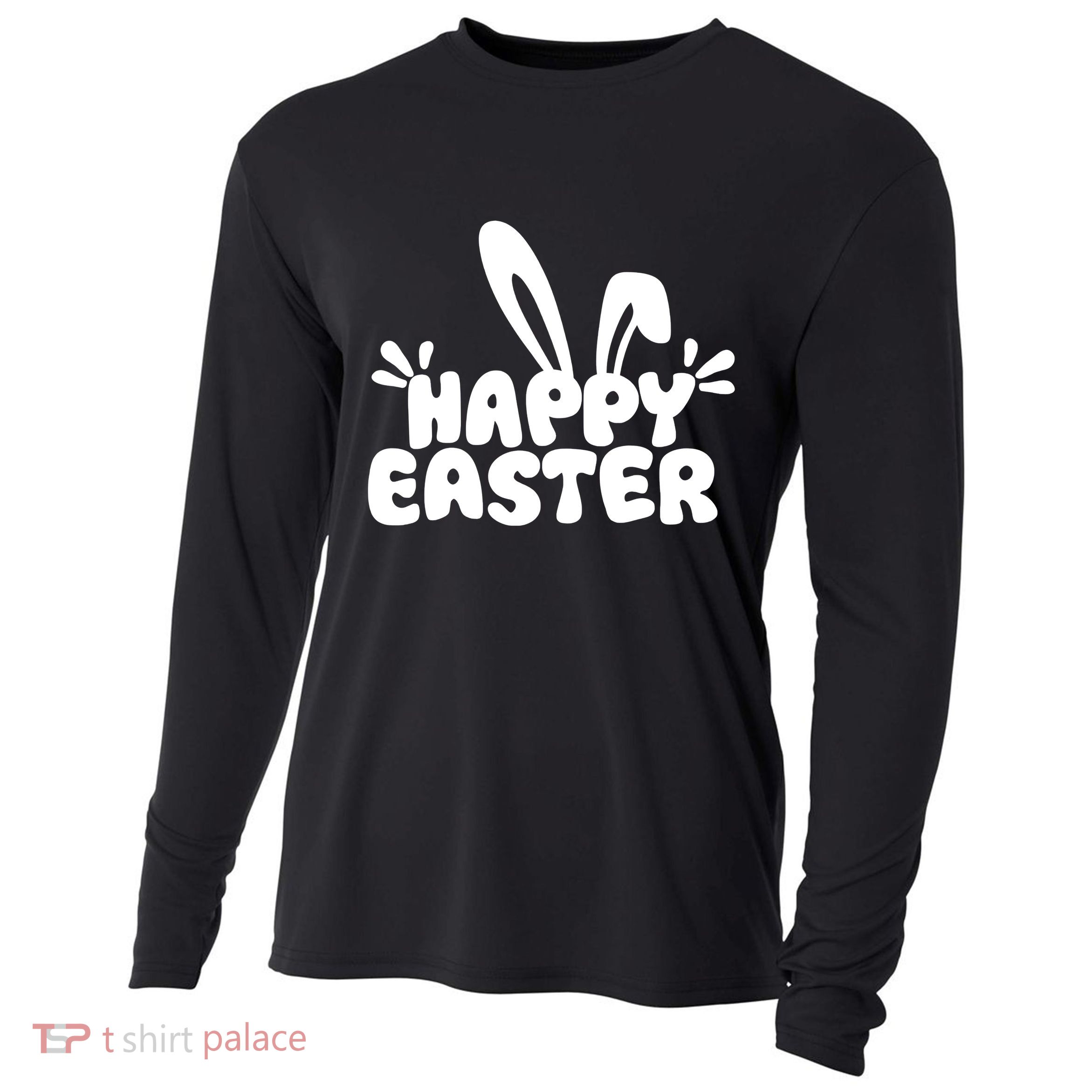 Happy Easter Easter Sunday Cooling Performance Long Sleeve Crew
