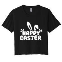 Happy Easter Easter Sunday Women's Crop Top Tee