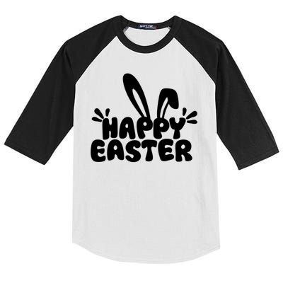 Happy Easter Easter Sunday Kids Colorblock Raglan Jersey