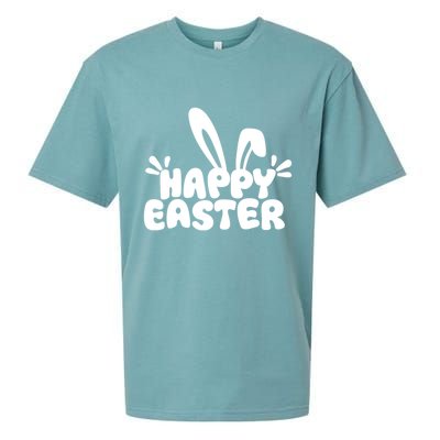 Happy Easter Easter Sunday Sueded Cloud Jersey T-Shirt