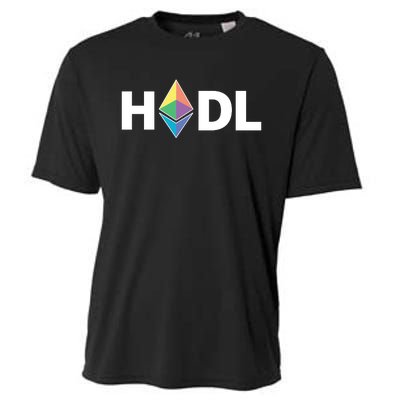 HODL Ethereum, Ethereum Logo Cryptocurrency, Funny HODL ETH Cooling Performance Crew T-Shirt