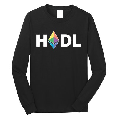 HODL Ethereum, Ethereum Logo Cryptocurrency, Funny HODL ETH Long Sleeve Shirt