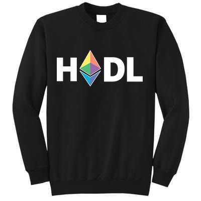HODL Ethereum, Ethereum Logo Cryptocurrency, Funny HODL ETH Sweatshirt