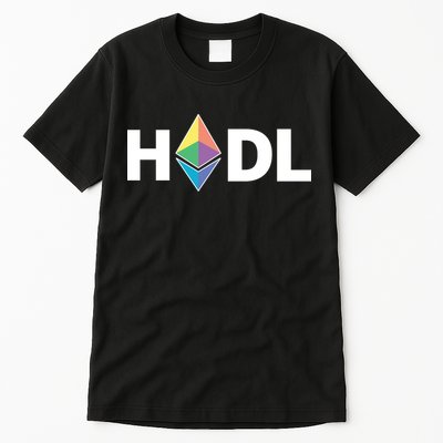 HODL Ethereum, Ethereum Logo Cryptocurrency, Funny HODL ETH Tall T-Shirt