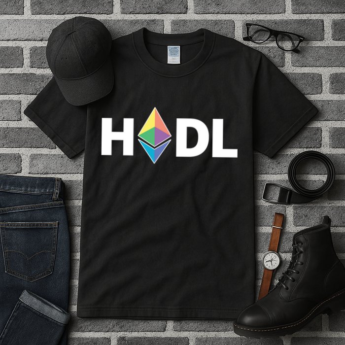 HODL Ethereum, Ethereum Logo Cryptocurrency, Funny HODL ETH Tall T-Shirt