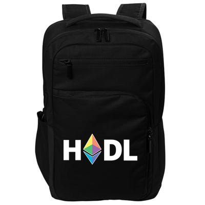 HODL Ethereum, Ethereum Logo Cryptocurrency, Funny HODL ETH Impact Tech Backpack