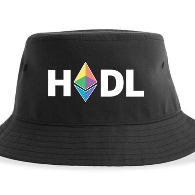 HODL Ethereum, Ethereum Logo Cryptocurrency, Funny HODL ETH Sustainable Bucket Hat