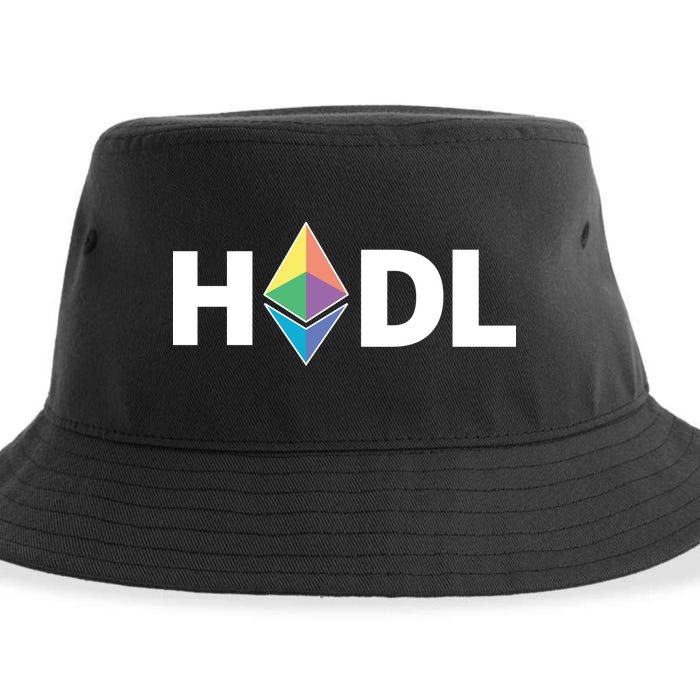 HODL Ethereum, Ethereum Logo Cryptocurrency, Funny HODL ETH Sustainable Bucket Hat