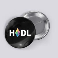 HODL Ethereum, Ethereum Logo Cryptocurrency, Funny HODL ETH Button