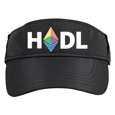 HODL Ethereum, Ethereum Logo Cryptocurrency, Funny HODL ETH Adult Drive Performance Visor