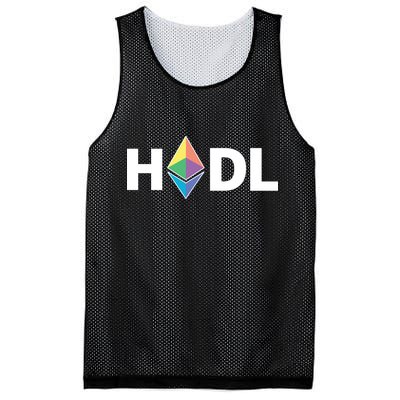 HODL Ethereum, Ethereum Logo Cryptocurrency, Funny HODL ETH Mesh Reversible Basketball Jersey Tank