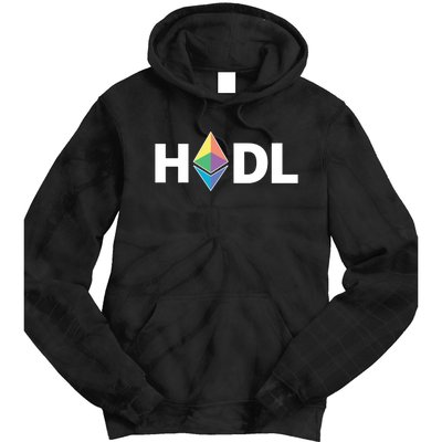 HODL Ethereum, Ethereum Logo Cryptocurrency, Funny HODL ETH Tie Dye Hoodie