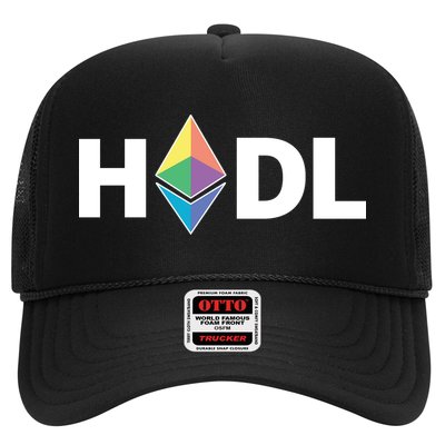 HODL Ethereum, Ethereum Logo Cryptocurrency, Funny HODL ETH Trucker Hat