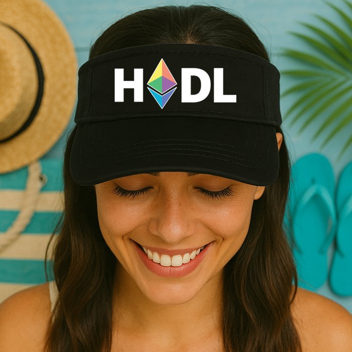 HODL Ethereum, Ethereum Logo Cryptocurrency, Funny HODL ETH Visor