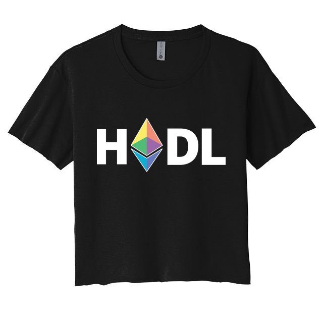 HODL Ethereum, Ethereum Logo Cryptocurrency, Funny HODL ETH Crop Top