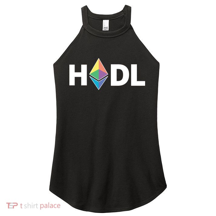 HODL Ethereum, Ethereum Logo Cryptocurrency, Funny HODL ETH Women's Perfect Tri Rocker Tank