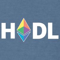 HODL Ethereum, Ethereum Logo Cryptocurrency, Funny HODL ETH Garment-Dyed Sweatshirt