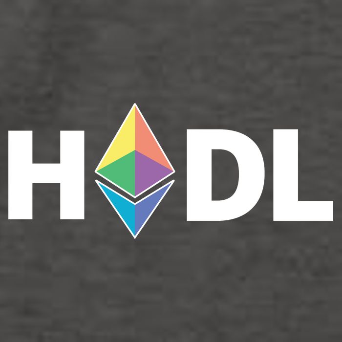 HODL Ethereum, Ethereum Logo Cryptocurrency, Funny HODL ETH Vector Backpack