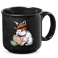 Howdy Easter Egg Bunny Illustration Rabbit 15oz Campfire Ceramic Mug