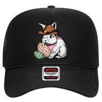 Howdy Easter Egg Bunny Illustration Rabbit Trucker Hat