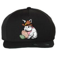 Howdy Easter Egg Bunny Illustration Rabbit Wool Snapback Cap