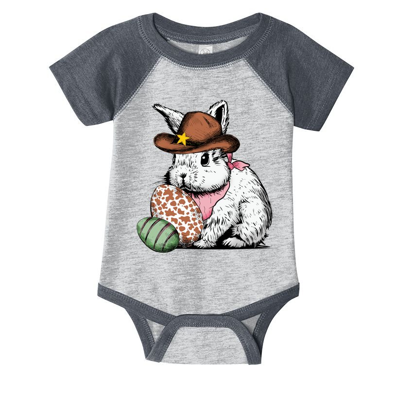 Howdy Easter Egg Bunny Illustration Rabbit Infant Baby Jersey Bodysuit