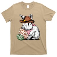 Howdy Easter Egg Bunny Illustration Rabbit T-Shirt