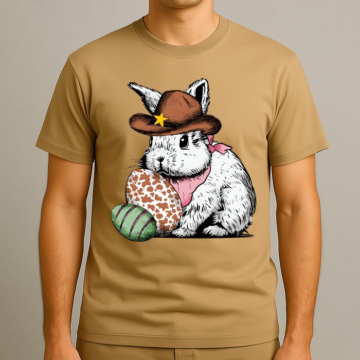 Howdy Easter Egg Bunny Illustration Rabbit T-Shirt