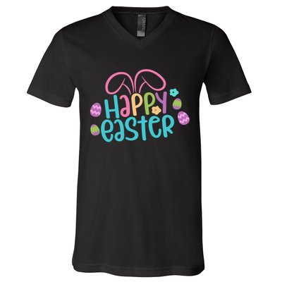 Happy Easter Easter Sunday V-Neck T-Shirt