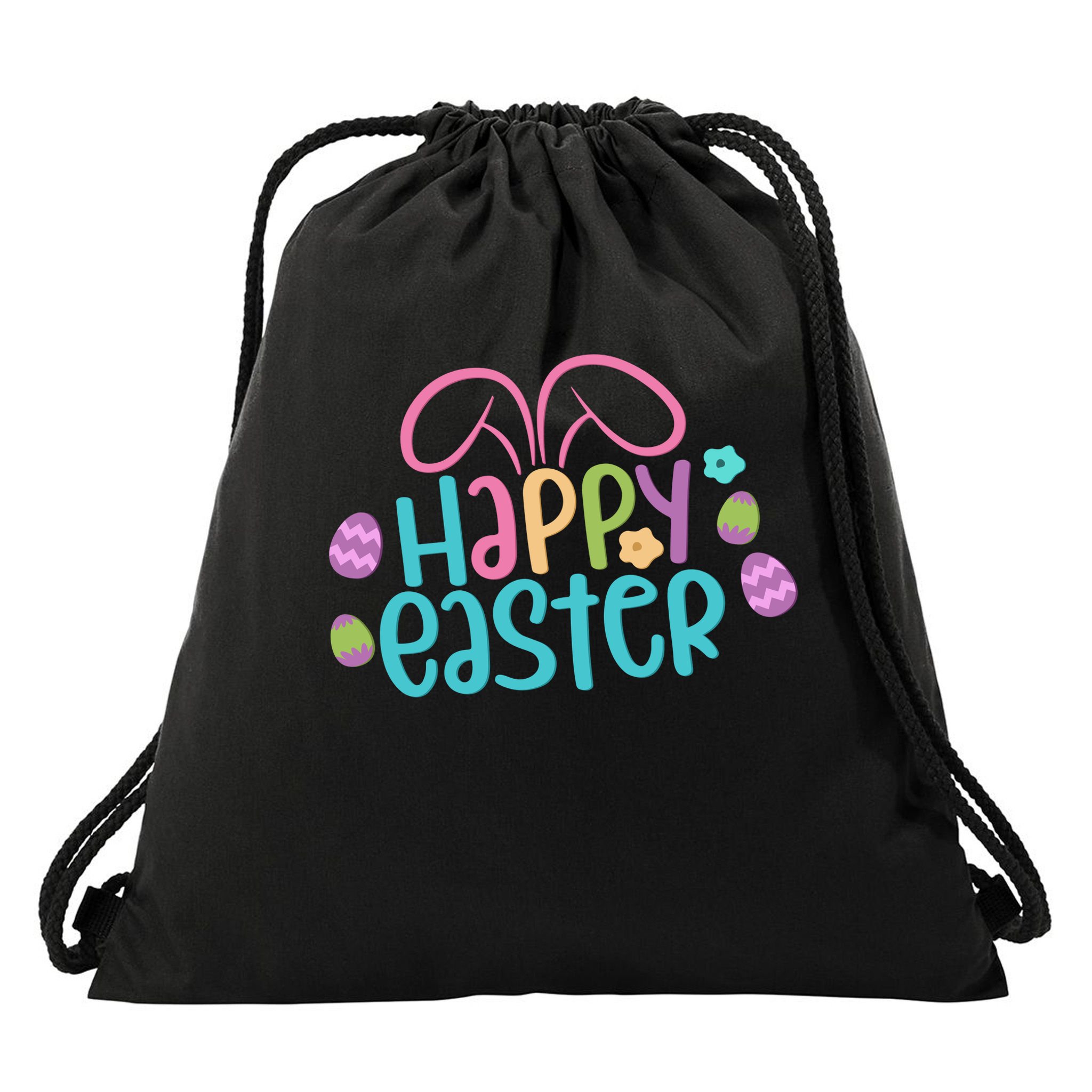 Happy Easter Easter Sunday Drawstring Bag