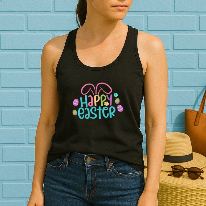Happy Easter Easter Sunday Womens Tank Top