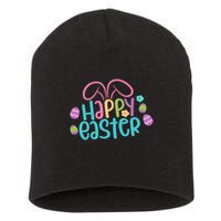 Happy Easter Easter Sunday Short Acrylic Beanie