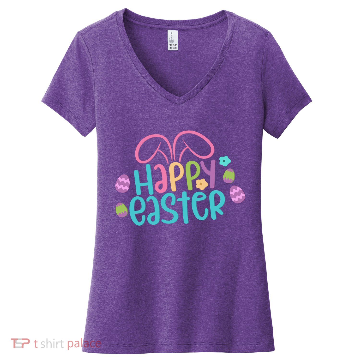 Happy Easter Easter Sunday Women's V-Neck T-Shirt