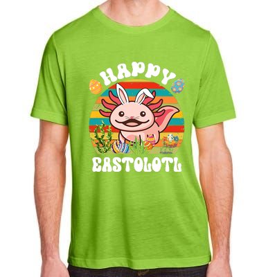 Happy Eastolotl Easter Egg Hunt Bunny Ear Axolotl Easter Day Adult ChromaSoft Performance T-Shirt