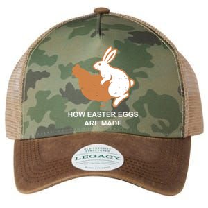 How Easter Eggs Are Made Funny Sarcastic Legacy Tie Dye Trucker Hat