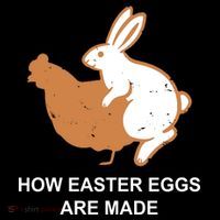 How Easter Eggs Are Made Funny Sarcastic Flexfit Unipanel Trucker Cap