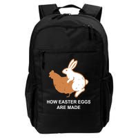 How Easter Eggs Are Made Funny Sarcastic Backpack
