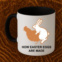 How Easter Eggs Are Made Funny Sarcastic Mug