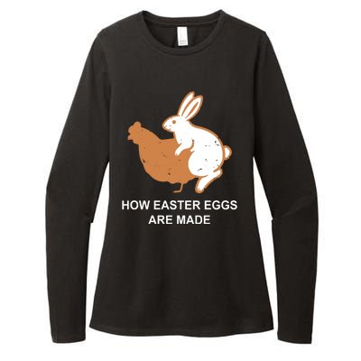 How Easter Eggs Are Made Funny Sarcastic Womens CVC Long Sleeve Shirt